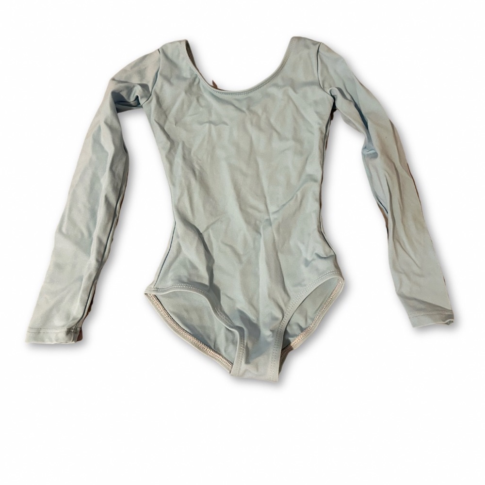 Capezio Girl’s Long Sleeve Leotard Blue Size Small